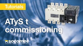 How to commission an automatic transfer switch ATyS t [upl. by Enyak]