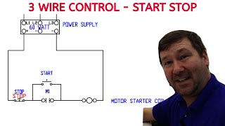 How to Wire a Start Stop Motor Control Circuit [upl. by Raybin]