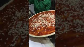 La Pinoz pizza Biggest pizza in Delhi  monster pizza making video Shorts [upl. by Eiclek]