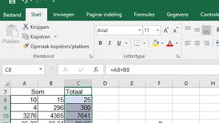 Berekeningen maken in Excel [upl. by Darahs]