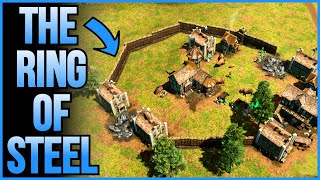 Building The Perfect Base Defence AOE3 [upl. by Ahsilat]