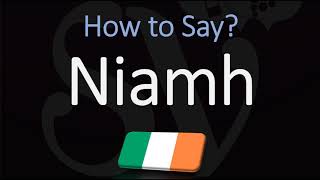 How to Pronounce Niamh CORRECTLY Irish Names Pronunciation [upl. by Falo]