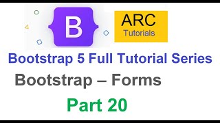 Bootstrap 5 Tutorial For Beginners 20  Bootstrap Forms Tutorial [upl. by Euqnom899]