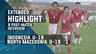 U19 International Friendly Match  Indonesia 4  1 North Macedonia with PostMatch Interview [upl. by Griffy]