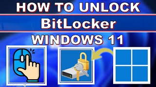 How to Unlock BitLocker in Windows 11 [upl. by Nwahsirhc383]