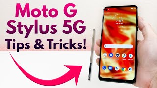 Motorola Moto G Stylus 5G  Tips and Tricks Hidden Features [upl. by Udell]