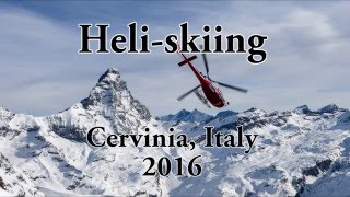 Cervinia Heliski 2016 [upl. by Gnurt]