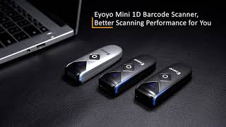 EyoyoEY015L Mini 1D Barcode Scanner [upl. by Nea425]