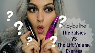 Maybelline The Falsies VS Lift Volume Express  Mascara Review [upl. by Hauge211]