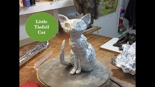 Little Cat Tinfoil Sculpt [upl. by Eelime820]