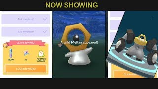 Lets Go Meltan 89 and 99 Mission and Rewards  New Pokemon Meltan [upl. by Yssor]