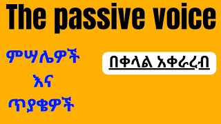 Active amp passive  ከምርጥ ማብራሪያ [upl. by Urbannal]