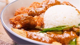 Chicken Katsu Curry Recipe  my virgin kitchen [upl. by Penhall932]