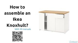 How to assemble an Ikea KNOXHULT [upl. by Bonita]