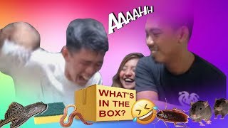 WHATS IN THE BOX CHALLENGE ft CONGTVampJunnieBoy [upl. by Neelie]