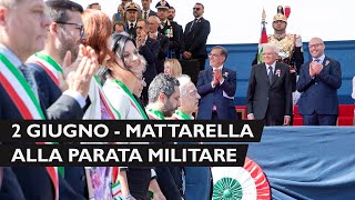 Mattarella alla parata militare [upl. by Eniamreg483]