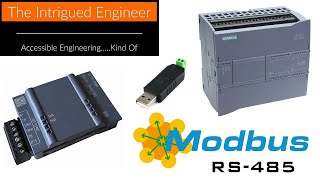 Siemens 1200 PLC  Modbus RS485 Communication With Slave Simulator [upl. by Yelak]