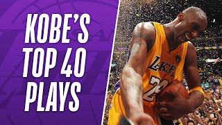 Kobe Bryants TOP 40 Plays of His NBA Career [upl. by Elstan205]