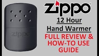 4K Full Review amp HowTo Use Guide Zippo 12 Hour Handwarmer [upl. by Eleanor]