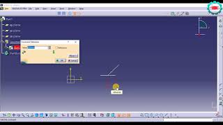 21 Mid Point and Equidistant point constraints  CATIA sketcher [upl. by Lindahl]