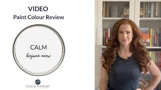 Paint Colour Review Benjamin Moore Calm OC22 [upl. by Oijimer]