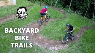 Backyard MTB Trails  Building amp Riding [upl. by Lenahc]