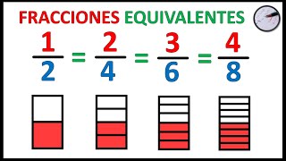 FRACCIONES EQUIVALENTES Super fácil [upl. by Ahsen]