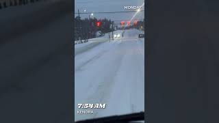 KENORA HIGHWAY CANADA SNOWFALL CANADAIN TRUCKING [upl. by Bena]