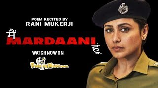 Rani Mukerji delivers a Mardaani message [upl. by Uuge458]