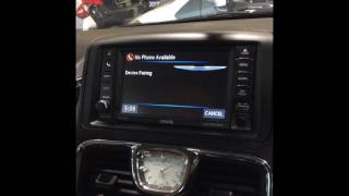 How To Connect Bluetooth To Your 2016 Chrysler Town amp Country Touring with Leather [upl. by Annaxor]