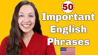 50 Important English Expressions for daily conversation [upl. by Qidas]