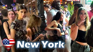 🇺🇸 MANHATTAN NIGHTLIFE AREAS  PACKED BARS amp CLUBS Summer Update【ENTIRE TOUR】Best Neighborhoods [upl. by Ahsilam]