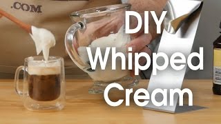 DIY whipped cream in 60 seconds [upl. by Red]