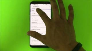 How to Disable  Turn OFF TalkBack on a Samsung Galaxy S8 [upl. by Martell265]