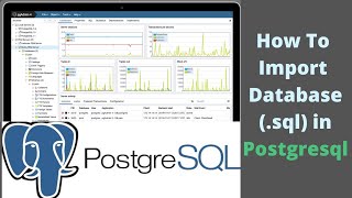 How to Import Databasesql in PostgreSql [upl. by Harmon880]