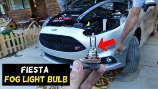 HOW TO REPLACE FOG LIGHT BULB ON FORD FIESTA MK7 ST [upl. by Lladnew]