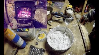 Making my own quicklime and lime putty experiments [upl. by Ima]