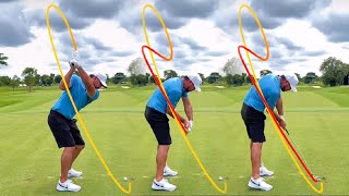 BROOKS KOEPKA GOLF SWING  IRON SWING  Full Speed  SLOW MOTION [upl. by Imehon904]