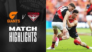 GWS Giants v Essendon Highlights  Round 8 2021  AFL [upl. by Adkins]