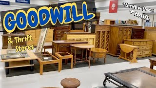 Goodwill THRIFT WITH ME  home decor YouTube [upl. by Trinidad181]