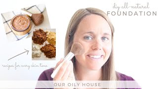 AllNatural Foundation Recipe ALL SKIN TONES [upl. by Ecnaled]