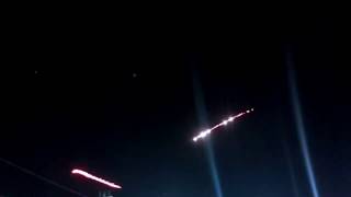 CRAM Shoots Down Incoming Rockets Over Bagram Air Base [upl. by Graehme]