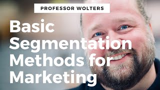 Basic Market Segmentation Models [upl. by Dronski]