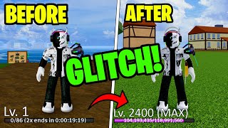 GLITCH HOW TO GET MAX LEVEL IN 10 MINUTES BLOX FRUITS 20232024 [upl. by Forrester]