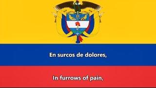 Anthem of Colombia ESEN lyrics  Himno nacional de Colombia [upl. by Naig]