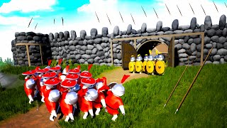 The Most EPIC Castle Siege in ROMAN HISTORY in ShieldWall Update [upl. by Nauqahs575]