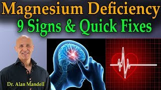 9 Signs of Magnesium Deficiency amp Quick Fixes  Dr Mandell [upl. by Nnayhs574]