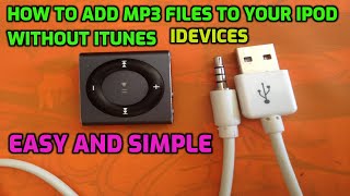 How to Transfer MP3 to iPod And all iDevices Without iTunes easy and simple [upl. by Ejroj]