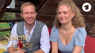 Opener Staffel 17 Hinter den Kulissen mit Christina und Arne  Sturm der Liebe [upl. by Anuahsar848]