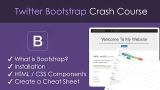 Bootstrap Beginner Crash Course [upl. by Oatis]